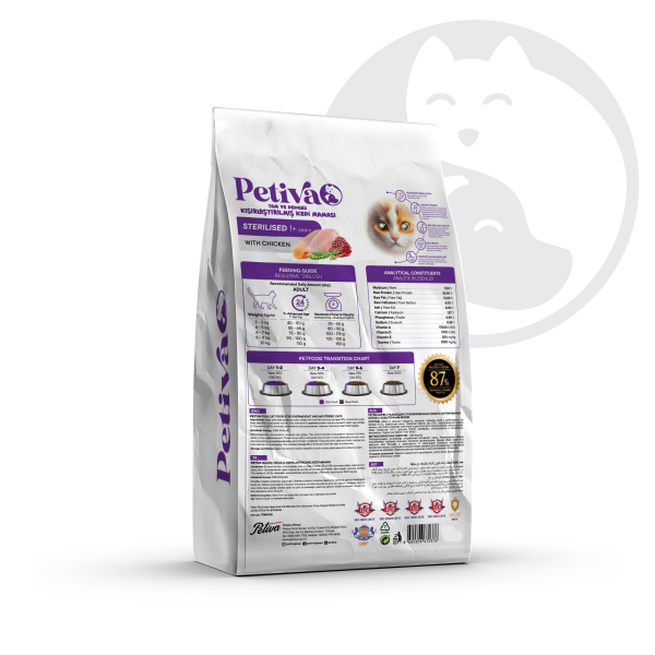 Petiva Cat Food Sterilized Chicken 1,5kg - Image 2