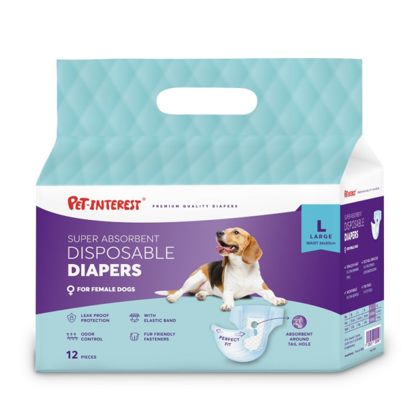 Pet Interest PET DIAPERS FEMALE L